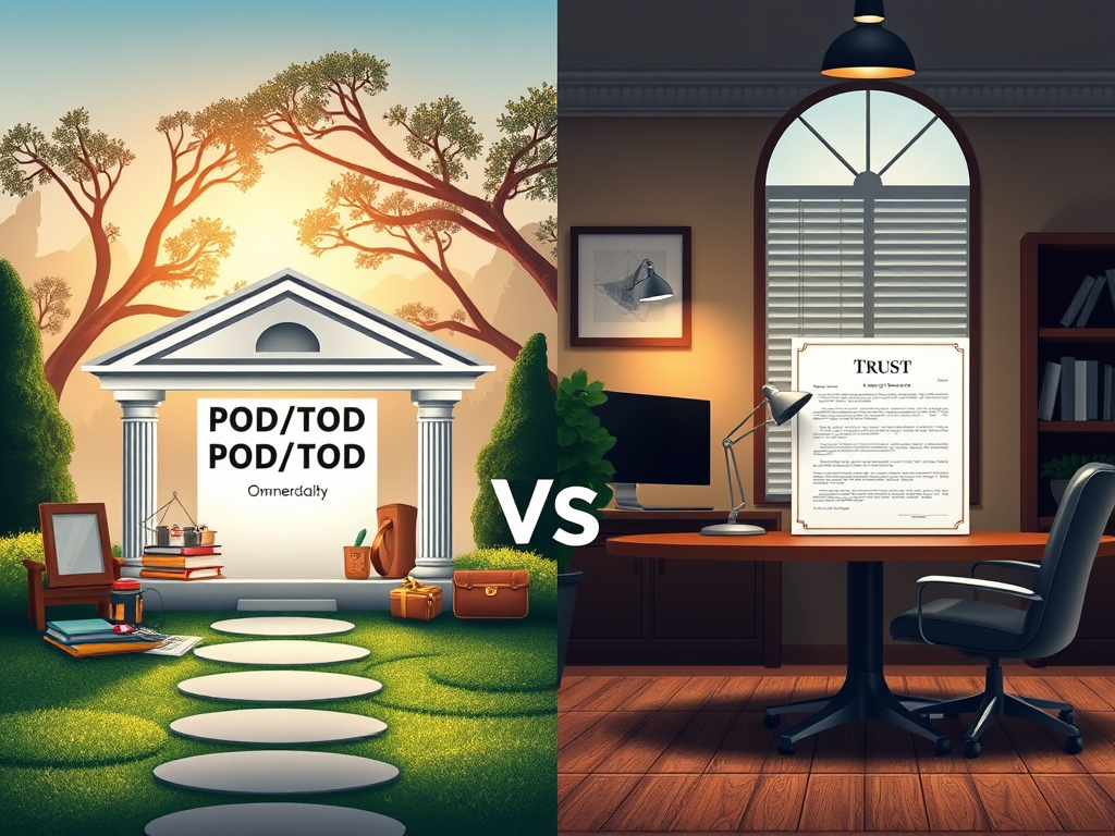 POD and TOD versus a Trust